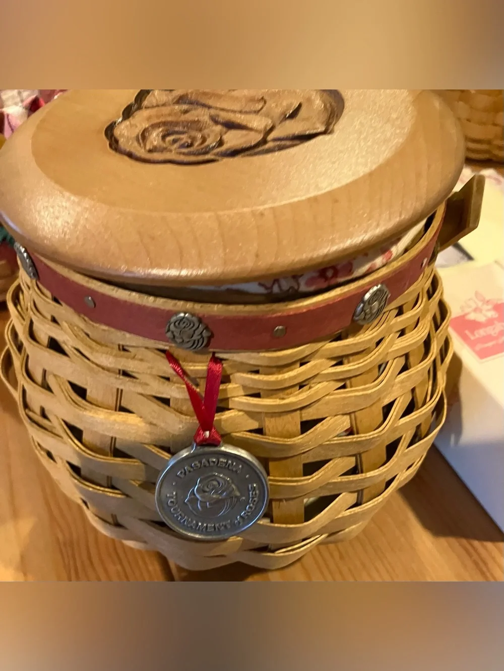 EUC Longaberger Woven Basket Lot of 11 items (see below description) make offer